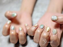 ワイネイル(Y.nail)/アートなニュアンスデザイン　