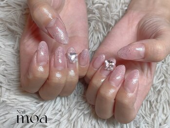 モア(moa)/ハートパーツ グラデ