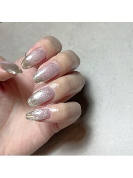 ムー(moo)/ミラーネイル