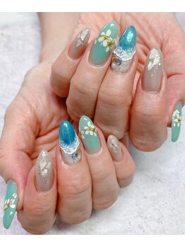 ネイルサロン ビューティーマジック 川口店/プルメリアネイル