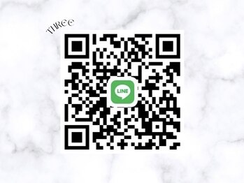 スリー(THREE)/LINEはこちらから追加ください♪