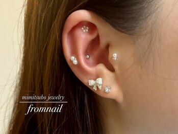 フロムネイルアンドアイラッシュ 神戸三宮(from nail&eyelash)/耳つぼジュエリー三宮パラジェル