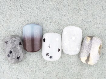 マハロネイルサロン 川崎店(mahalo)/伊藤指名ニュアンスネイル7480円