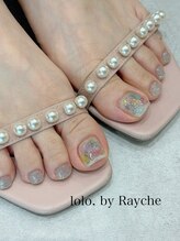 【foot】ステンドグラス風art