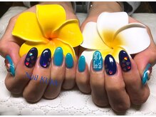 ネイルサロン ネイルクク(Nail KUKU)/ブルーネイル♪