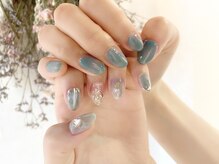 ミント(mint)/ブルーちぐはぐ