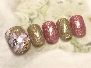 ネイルサロン マハロ(Nail salon MaHaLo)/新規付替オフ込☆フット¥8300