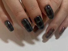 アイネイルズ 天神今泉店(I-nails)/【kanako.m】ちぐはぐチェック