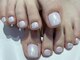 ネイルサロン マリポーサ(Nail Salon MARIPOSA)の写真/【足元まで気を抜かないオシャレ上級者に】手元にネイルが出来ない方にも！ワンカラー・アートもお任せ◎