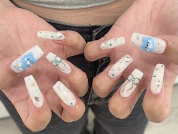 モカ 心斎橋(moca by Lee)/【Aina】キラキラネイル