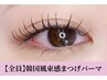 【SNSで話題の韓国発信パーマ】韓国風束感まつげパーマ￥6000