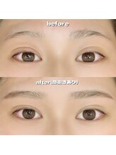 ビューステージ アイブロウサロン 徳島/仕上げはメイクまで行います♪