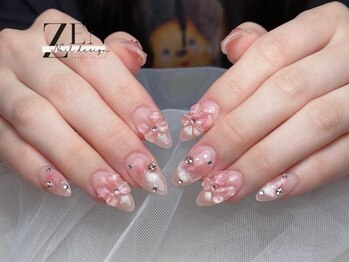 ゼン ネイル デザイン 池袋(ZEN NAIL DESIGN)/* 長 さだしやり放題×つけ放題