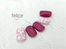 ネイルサロン フェリーチェ(felice)/【定額ネイル】7480円
