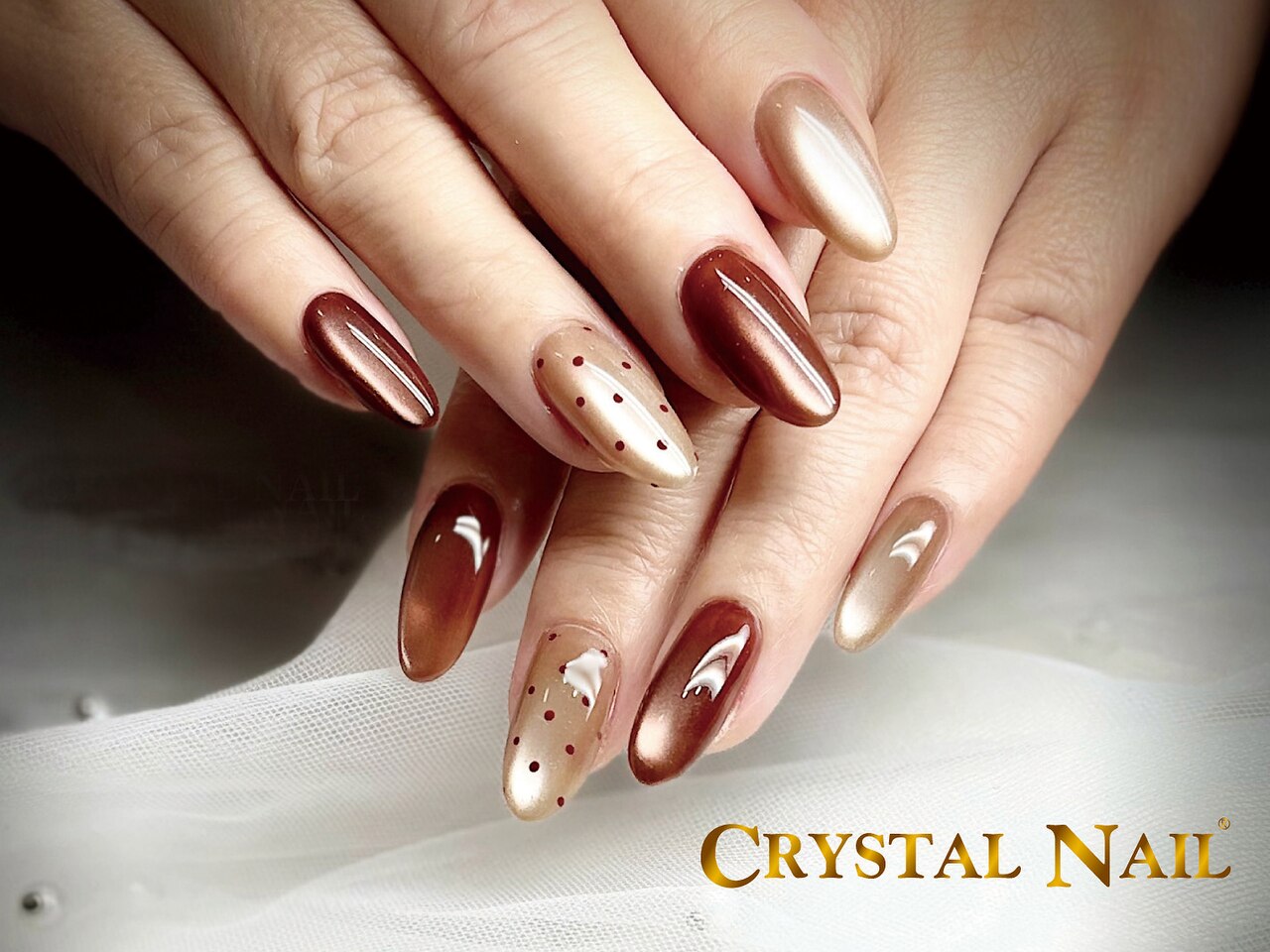 【bulebon】エバーネイルK Milky Crystal (S) クリスタルネイル ゆめタウン夢彩都店(CRYSTAL NAIL)｜ホットペッパー