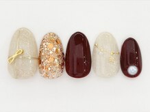 ネイルサロン アビー グランデュオ蒲田店(abbie)/[蒲田限定]キラキラリボン¥9532