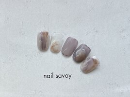 ニュアンス地層風ネイル6500円