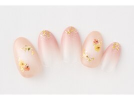 チーク押花グラデーション
