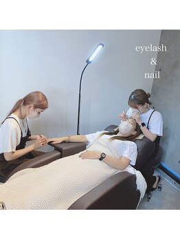 アイネイルエム 本町店(eyenail M)/同時施術