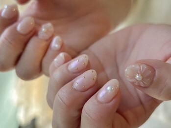 ベル(Belle)/お持ち込みart《ぷっくりお花》