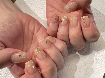 ペアリング(Pairing nail&eyelash)/free art 90min/持込みデザイン