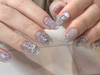 カミナネイル(KAMINA.nail)の写真/シンプル/ニュアンス/マグネット/フレンチ/フットネイル多数!!【オフ込】simple designコース￥8000