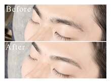 メンズ眉毛サロン Roist名古屋久屋大通店【ロイスト】アイブロウ/眉毛/眉毛パーマ/〔眉毛〕お客様ビフォーアフター