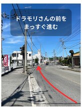 リサホリスティックセラピー/ドラモリの前を直進