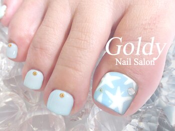 ネイルサロン ゴールディ(NAIL SALON GOLDY)/FOOT華やかコース