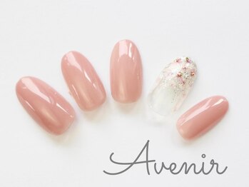 アヴィニール 表参道(Avenir)/押し花ラメ