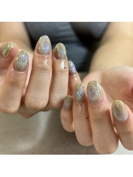 カーキxニュアンス