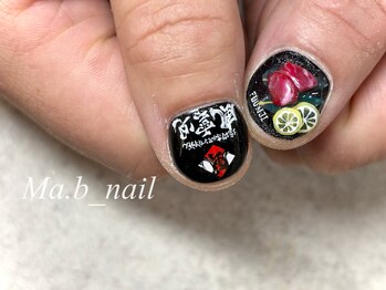 ロール(Rowl)/焼肉ネイル