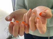 ミンク バイ キャンアイドレッシー(MINK by Can I Dressy)/カラフルフレンチ　オレンジ