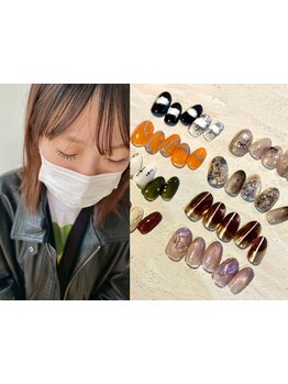 ネイル・アイメニューの同時施術が可能