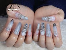 ゼン ネイル デザイン 池袋(ZEN NAIL DESIGN)/* 長 さだしやり放題×つけ放題