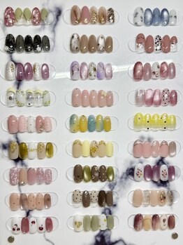 エブリ 厚木妻田店(Every)の写真/【季節の定額デザイン】角度で変わる輝きと立体感!きらめきネイルで上質な爪先に★心弾むネイルをご提供♪