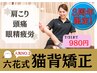 冬の大感謝祭★お試し★肩こり・眼精疲労に【猫背矯正】8,000円→980円