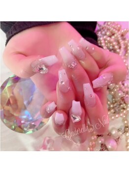 シンデレラネイル(CINDERELLA NAIL)/【スカルプ長さだしネイル】