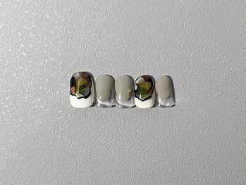 インクネイル　ニュアンスネイル