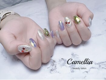 カメリア(Camellia)の写真/【平日土日20時まで営業♪】50種類以上から選べるトレンド定額デザイン6600円~♪持ち込みもOK◎