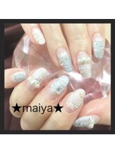 マイヤ 門前仲町本店(maiya)/☆ガーリーツイードネイル☆