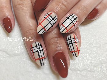 サロン ド メルシー(Salon de MERCI)/柄 nail☆