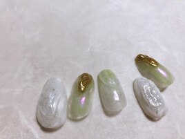 5月定額B オーロラネイル