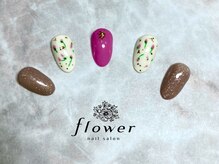 フラワーネイルサロン(flower)/定額デザイン¥7500