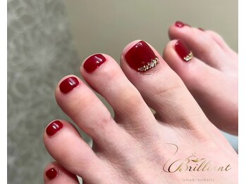 ブリリアント(Brilliant)/シンプルフットネイル