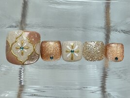 モロッカンフットネイル12000円