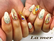 ラメール(La mer)/キラキラ★ストーンネイル★