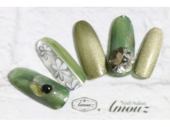 アモウズ(Amouz)/【テーマ:成人式ネイル】5