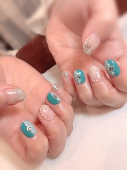 ハーティーネイル hearty nail 溝の口店/定額デザイン￥12000