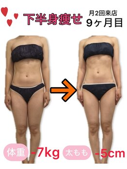 アフリオーラ はなみずき店(affriolant)/ビフォーアフター